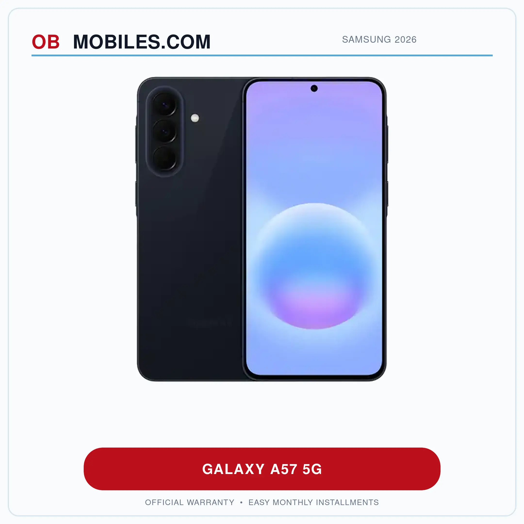 Samsung Galaxy A57 5G - 12GB, 256GB