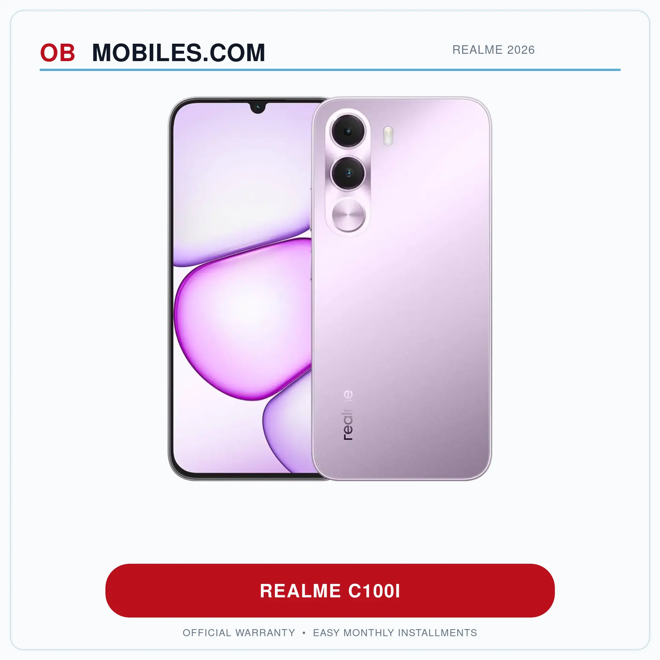 Realme C100i - 4GB, 128GB